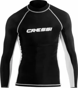 Cressi Rash Guard Man Long Sleeve T-Shirt Black/White 2XL