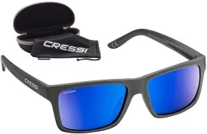 Cressi Bahia Black/Blue/Mirrored Yachting Glasses