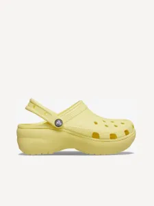 Crocs Classic Platfrorm Slippers Yellow