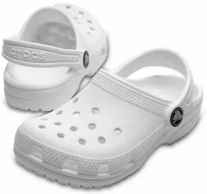 Crocs Kids' Classic Clog White 29-30