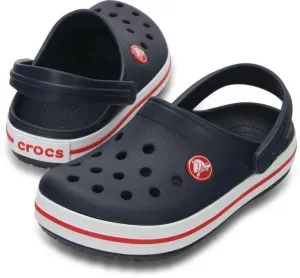 Crocs Kids' Crocband Clog Navy/Red 28-29
