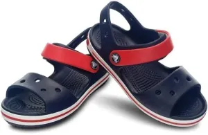 Crocs Kids' Crocband Sandal Navy/Red 27-28