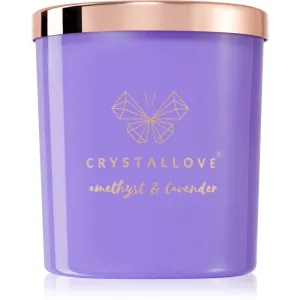 Crystallove Crystalized Scented Candle Amethyst & Lavender scented candle 220 g