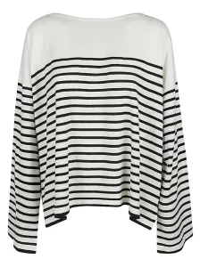 CT PLAGE - Striped Cotton Blend Pullover