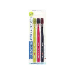 Curaprox 3960 Super Soft toothbrush 3 pc