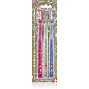 Curaprox Limited Edition Flower toothbrush 5460 Ultra Soft 3 pc