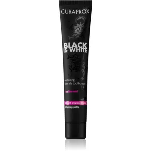 Curaprox Black is White whitening toothpaste with activated charcoal and hydroxyapatite flavour Fresh Lime-Mint 90 ml #991994