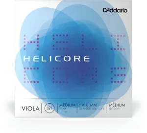 D'Addario H410 MM Helicore Vla Set Medium Med Viola Strings