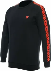 Dainese Sweater Stripes Black/Fluo Red 2XL Hoody