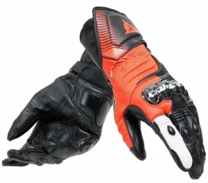 Dainese Carbon 4 Long Black/Fluo Red/White L Motorcycle Gloves