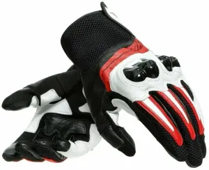 Dainese Mig 3 Black/White/Lava Red M Motorcycle Gloves