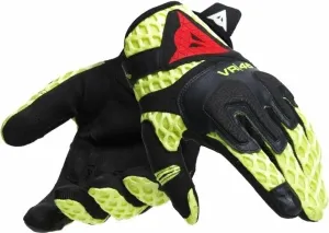 Dainese VR46 Talent Gloves Black/Fluo Yellow/Fluo Red 2XL Motorcycle Gloves