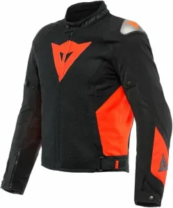 Dainese Energyca Air Tex Jacket Black/Fluo Red 44 Textile Jacket