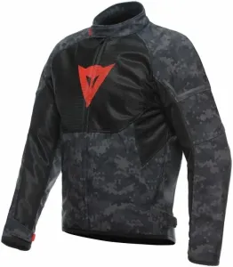 Dainese Ignite Air Tex Jacket Camo Gray/Black/Fluo Red 46 Textile Jacket