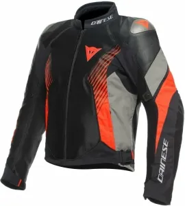 Dainese Super Rider 2 Absoluteshell™ Jacket Black/Dark Full Gray/Fluo Red 48 Textile Jacket