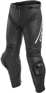 Dainese Delta 3 Black/Black/White 50 Motorcycle Leather Pants