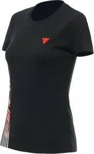 Dainese T-Shirt Logo Lady Black/Fluo Red L T-Shirt