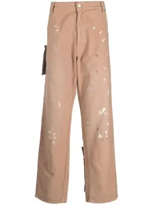 DARKPARK - Indron Painted Canvas Trousers #371340