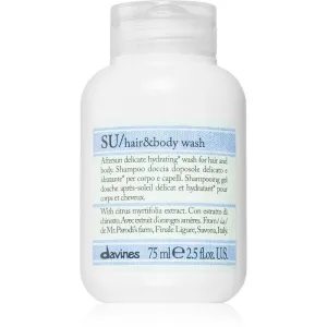 Davines SU Hair&Body Wash 2-in-1 shower gel and shampoo 75 ml
