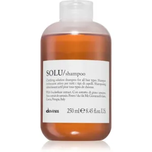 Davines Essential Haircare SOLU Shampoo deep cleanse clarifying shampoo with a refreshing effect 250 ml