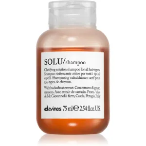 Davines Essential Haircare SOLU Shampoo deep cleanse clarifying shampoo with a refreshing effect 75 ml