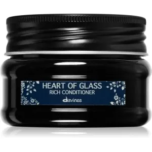 Davines Heart of Glass Rich Conditioner strengthening conditioner for blonde hair 90 ml