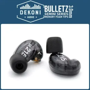 Dekoni Audio Single-GEMINI-LG Ear Pads for headphones Standard Earphones 4,9 mm Black
