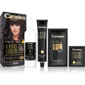 Delia Cosmetics Cameleo Omega permanent hair dye shade 3.3 Dark Chocolate Brown