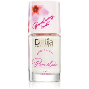 Delia Cosmetics Porcelain nail polish 2-in-1 shade 02 Cream 11 ml