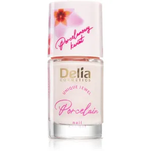 Delia Cosmetics Porcelain nail polish 2-in-1 shade 04 Beige 11 ml