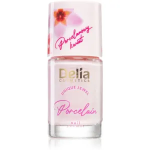 Delia Cosmetics Porcelain nail polish 2-in-1 shade 05 Pink 11 ml