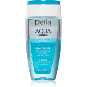 Delia Cosmetics Aqua bi-phase makeup remover for the lips and eye area 150 ml