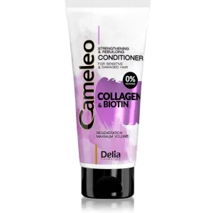 Delia Cosmetics Cameleo Collagen & Biotin strengthening conditioner for damaged and fragile hair 200 ml #266097