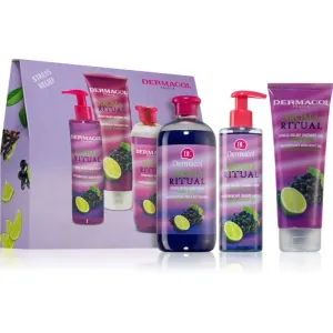 Dermacol Aroma Ritual Grape & Lime gift set (for the bath) #299133