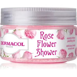 Dermacol Flower Care Rose sugar body scrub 200 g