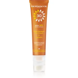 Dermacol Sun Water Resistant water-resistant face sunscreen with lip balm SPF 30 30 ml