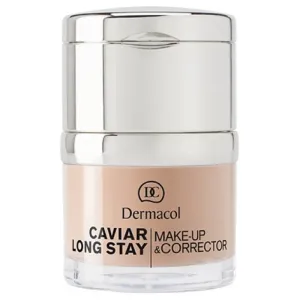 Dermacol Caviar Long Stay caviar long-lasting foundation and perfecting concealer shade 1 Pale 30 ml