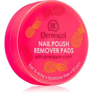 Dermacol Nail Care Odorless odourless nail polish remover 32 pc