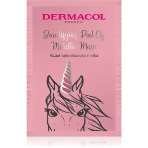 Dermacol Beautifying Peel-Off Metallic Mask peel-off mask with a brightening effect #247609