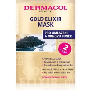 Dermacol Gold Elixir face mask with caviar 2x8 g #220564