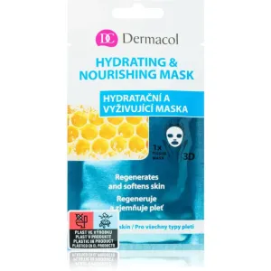 Dermacol Hydrating & Nourishing Mask 3D moisturising and nourishing sheet mask 15 ml