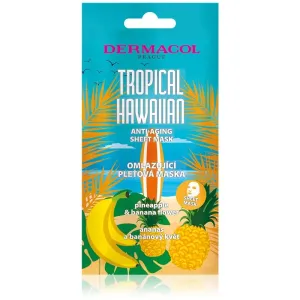 Dermacol Tropical Hawaiian sheet mask with rejuvenating effect 23 g