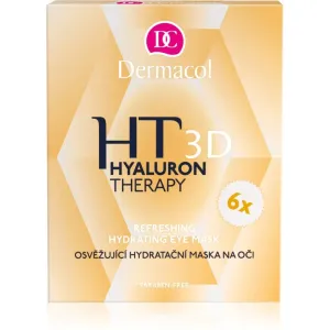 Dermacol Hyaluron Therapy 3D refreshing moisturising mask for the eye area 6x6 g