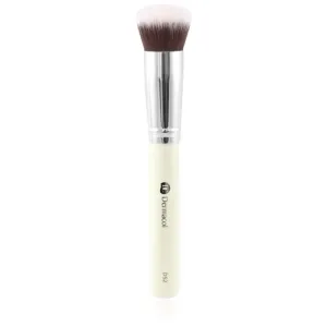 Dermacol Accessories Master Brush by PetraLovelyHair foundation and powder brush D52 Silver 1 pc