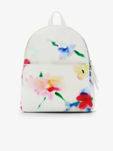 Desigual Liquidflower Mombasa Mini Backpack White