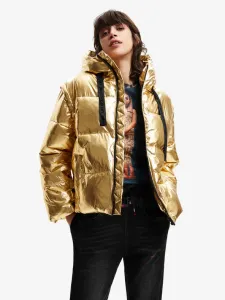 Desigual Jiman Winter jacket Gold