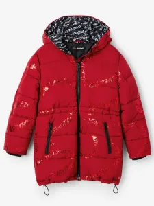 Desigual Letters Children's coat Red #165926