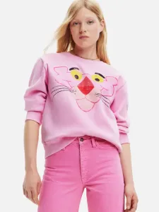 Desigual Pink Panther Sweatshirt Pink