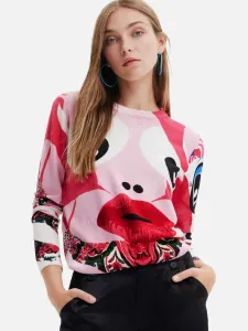 Desigual Sweet-Lacroix Sweater Pink
