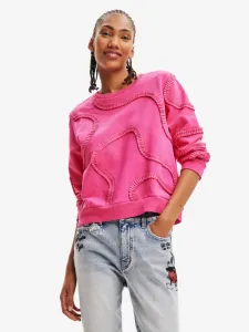 Desigual Tapes Sweatshirt Pink #1553039